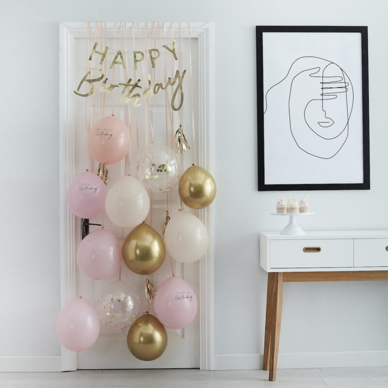 Happy Birthday ballonnenset deur